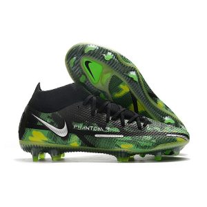 Nike Phantom GT Elite Dynamic Fit FG Černá Stříbrná Zelená